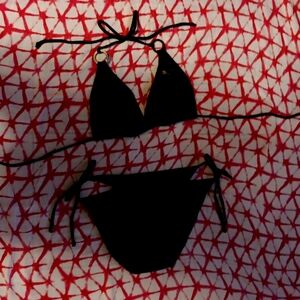 Puma string bikini black